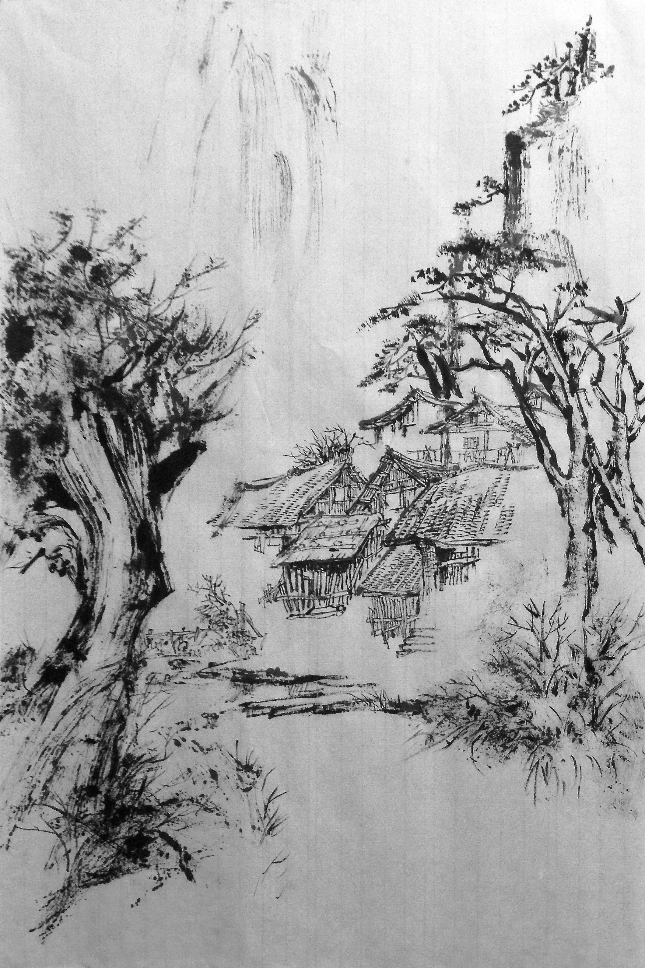 傳統(tǒng)與現(xiàn)代交融，最新國(guó)畫素描的藝術(shù)展現(xiàn)
